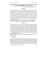 TỔNG HỢP CHẤT HOẠT ĐỘNG BỀ MẶT ETHANOLAMIDE VÀ ETHANEDIAMIDE TỪ MỠ CÁ BASA pptx