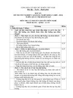 đáp án đề thi lý thuyết-quản trị khách sạn-mã đề thi qtks_th(31)