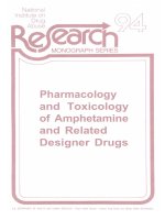 Pharmacology and Toxicology of Amphetamine and Related Designer Drugs pot