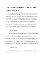 Tinh chỉnh điện thoại iPhone và Windows Phone 7 doc