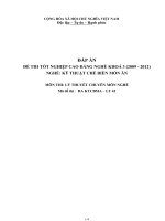 đáp án đề thi lí thuyết tốt nghiệp khóa 3 - kỹ thuật chế biến món ăn - mã đề thi ktcbma - lt (42)