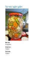 Tai heo ngâm giấm docx