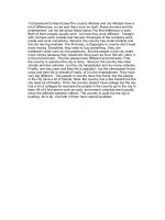 contrast and comparison