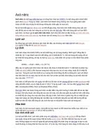 Tổng quan về Axit nitric pot