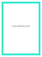 12 bài ca dao cổ chủ đề cảm xúc potx