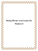 Hướng dẫn đọc và tải truyện trên Windows 8 pptx