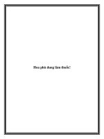 Hoa phù dung làm thuốc! doc