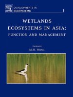 WETLANDS ECOSYSTEMS IN ASIA: FUNCTION AND MANAGEMENT pptx