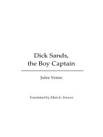 Dick Sands, The Boy Captain By Jules Verne, Ellen E. Frewer pot
