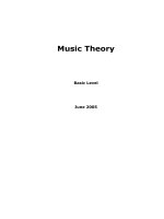 Music theory   basic level