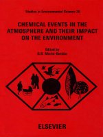 Chemical events in the atmosphere