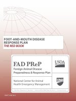 FOOT-AND-MOUTH DISEASE RESPONSE PLAN THE RED BOOK potx