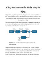 Các yêu cầu của điều khiển chuyển động ppt