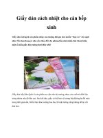 Giấy dán cách nhiệt cho căn bếp xinh docx