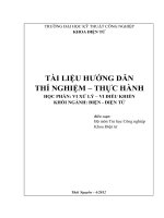 Tài liệu thí nghiệm vi xừ lý vi điều khiển pot