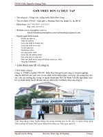 Báo Cáo Thực Tập tốt Nghiệp 