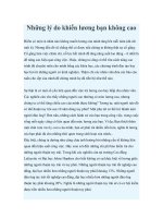 Những lý do khiến lương bạn không cao ppt