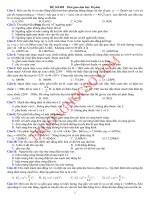 ĐỀ THI THỬ ĐẠI HỌC NĂM 2012-2013- ĐỀ 009 potx