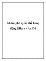Khám phá quần thể hang động Ellora - Ấn Độ docx