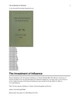 The Investment of Influence A Study of Social Sympathy and Service potx