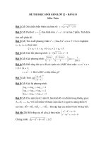 Đề Thi Học Sinh Giỏi Lớp 12 Toán 2013 - Phần 1 - Đề 13 pot