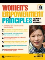 WOMEN''''S EMPOWERMENT PRINCIPLES EQUALITY MEANS BUSINESS doc