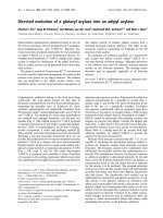 Báo cáo khoa học: Directed evolution of a glutaryl acylase into an adipyl acylase potx