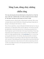 Sông Lam, dòng chảy những chiến công pptx