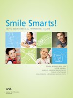 Smile Smarts! AN ORAL HEALTH CURRICULUM FOR PRESCHOOL - GRADE 8 docx