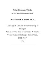 What Germany Thinks or the War as Germans see it doc