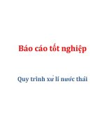 quy trình xử lí nước thải