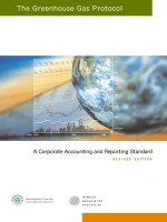 The Greenhouse Gas Protocol: A Corporate Accounting and Reporting Standard pdf