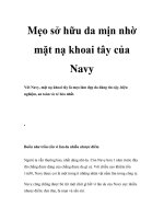 Mẹo sở hữu da mịn nhờ mặt nạ khoai tây của Navy pot