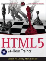 wrox press html5 24-hour trainer (2011)