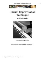 Piano jazz improvisation harmony theory