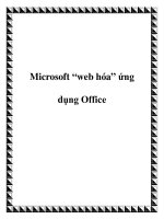Microsoft “web hóa” ứng dụng Office potx