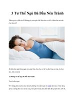 3 Tư Thế Ngủ Bà Bầu Nên Tránh potx