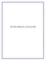 Sưu tầm những bài ca dao hay nhất pptx