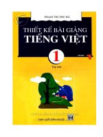 thiết kế bài giảng tiếng việt 1 tập 1