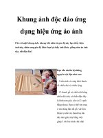 Khung ảnh độc đáo ứng dụng hiệu ứng ảo ảnh pdf