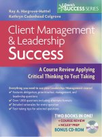 Client Management and Leadership Success