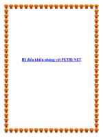 Hệ điều khiển nhúng với PETRI NET docx