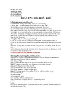 PHẢN ỨNG OXI HOÁ- KHỬ doc