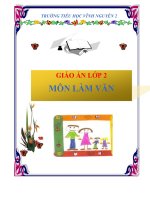 Giáo án lớp 2 môn tập làm văn pot