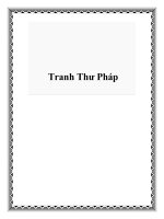 Tranh Thư Pháp pdf