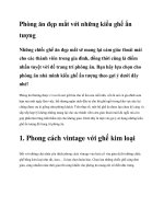 Phòng ăn đẹp mắt với những kiểu ghế ấn tượng docx