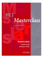 pet masterclass student's book