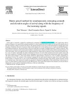Matrix pencil method for simultaneously estimating azimuth