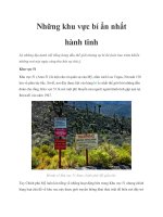 Những khu vực bí ẩn nhất hành tinh pptx