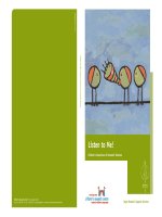 Listen to Me! Children’s Experience of Domestic Violence ppt